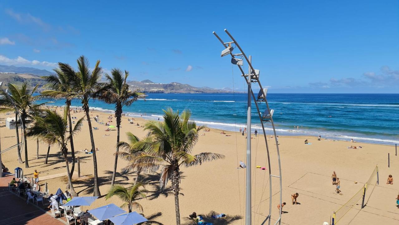 라스팔마스 Salema Beach, Primera Linea En Playa De Las Canteras 아파트 외부 사진