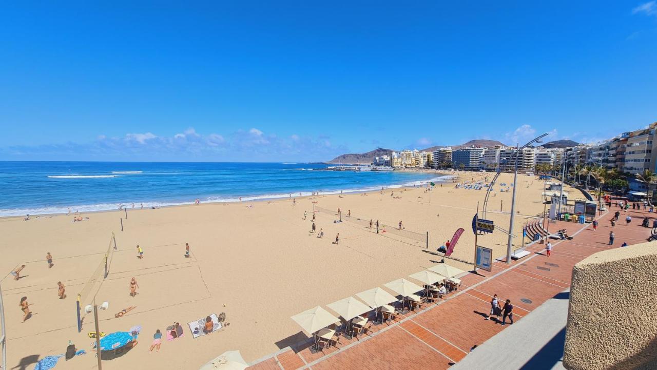 라스팔마스 Salema Beach, Primera Linea En Playa De Las Canteras 아파트 외부 사진